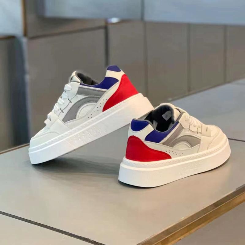 New Men's Classic Fashion Low Top Thick Sole Skateboarding Shoes Comfortable Soft Sole Basketball Sneakers