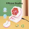 Набор счетчиков для глиняных бусин, электрическая машина для бисероплетения, автоматическая чаша для бисера с 3 иглами для бисероплетения и иглой