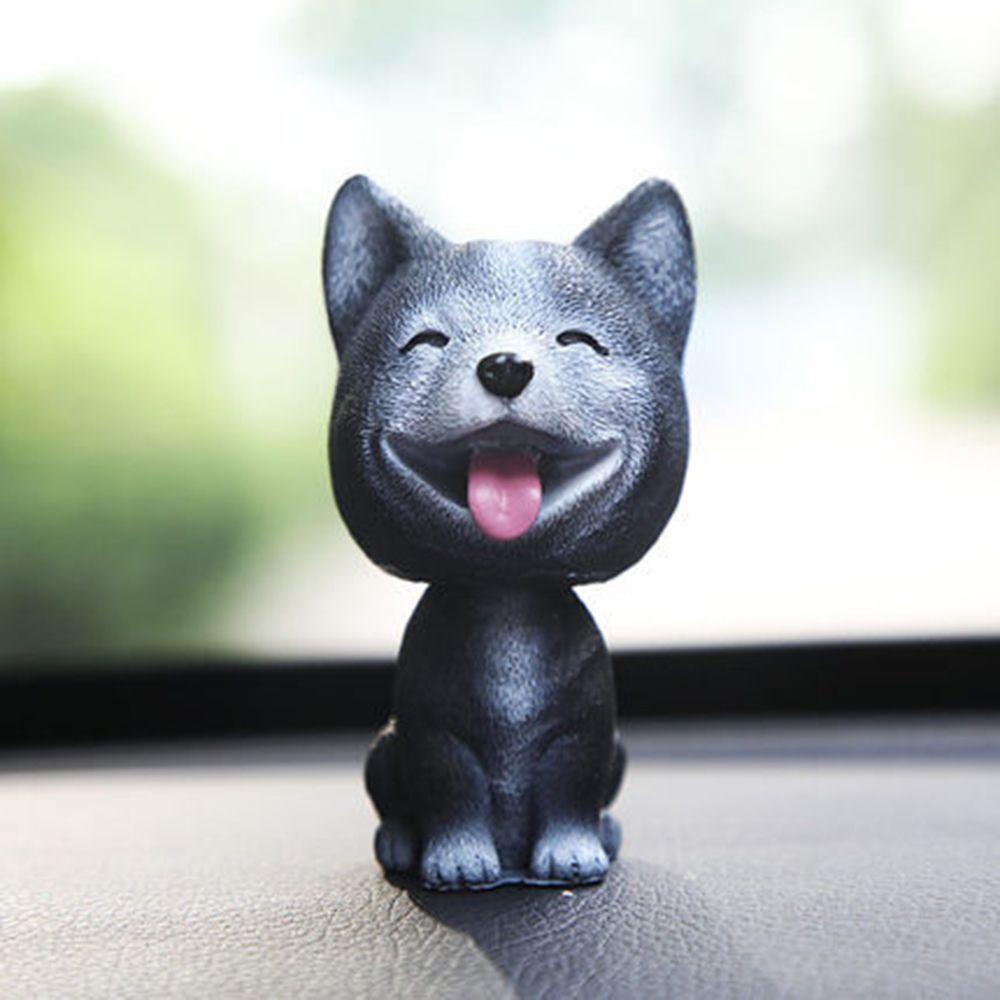 1PC 8 Styles Car Interior Resin Nodding Puppy Car Swing Toys Dashboard Ornament Shaking Head Dog
