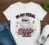 In My Feral Bride Era Raccoon Bachelorette Shirt Funny Bridal Party Tee Cute Bridal Shower Gift for Bride Wedding Weekend