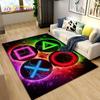 Cartoon Gamer Game Controller Area Rug Large,Carpets Rug for Living Room Children's Room,Kids Play Crawl Non-slip Floor Mat Gift