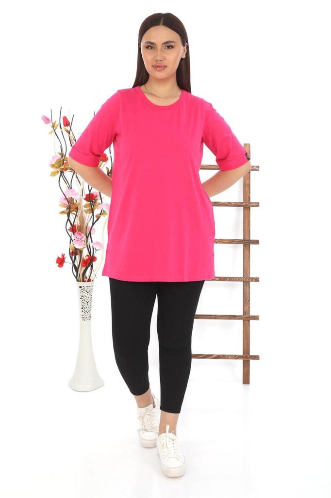Женская стильная футболка большого размера Футболка больших размеров