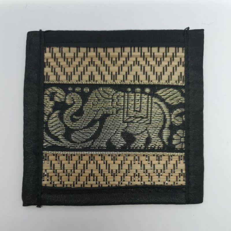 Коврики со слонами, подставки для напитков, тайские шелковые тростниковые коврики, подставки для обеденного стола, сувенирный подарок, ручная работа, ручная работа