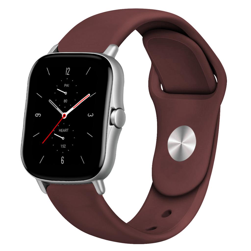 20 мм/22 мм ремешки для часов для Amazfit GTS 4/3/2/2e/Mini/GTR 42 мм/GTR 4/3 Pro Силиконовый браслет Amazfit helio/balance 2 bip 5 6 ремешок