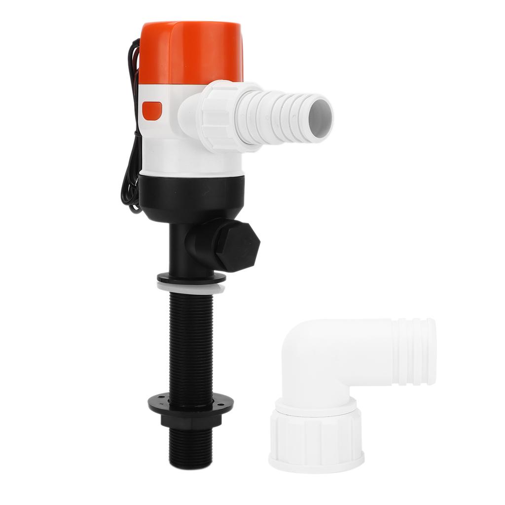 Fishing Boat Aeration Pump Live Bait Tank Aerator Submersible Cartridge Marine Accessories12V 1100GPH