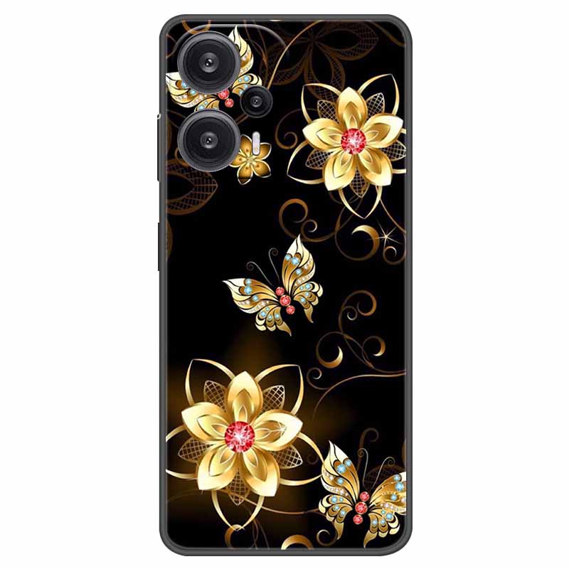 Для чехла POCO F5 5G Чехол POCOF5 Бампер На Для Xiaomi Poco F5 5G Мягкий силиконовый задний чехол из ТПУ Чехлы Poco F 5 2023 Coque Fundas