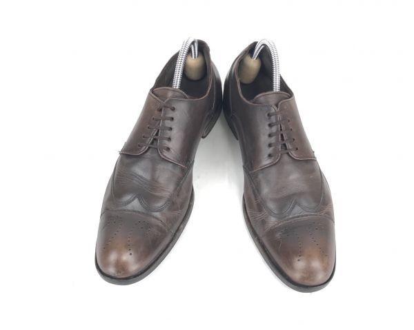 Lloyd Leather Wingtip Dress Shoes Brown Size 26.0cm Made in Germany(USED)