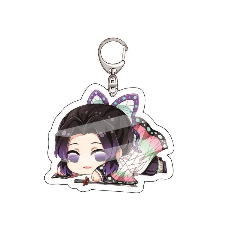 Клинок, рассекающий демонов Kimetsu no Yaiba Аксессуары Серия брелоков Креативные ювелирные аксессуары Брелок для ожерелья Столпы Танджиро Незуко