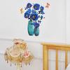 Креативная наклейка на стену, реалистичная водонепроницаемая яркая самоклеящаяся ваза для цветов