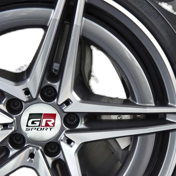 4pcs/lot 56MM/65MM Car Styling Wheel Hub Covers Stickers GR Sport Emblem Tire Center Caps Decal