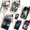 Искусство Воющий Волк Чехол для OPPO A57 A57S A77 A5 A9 A53 A52 A72 A96 A76 A16 A54 A74 A94 A38 A58 A78 A15 A17