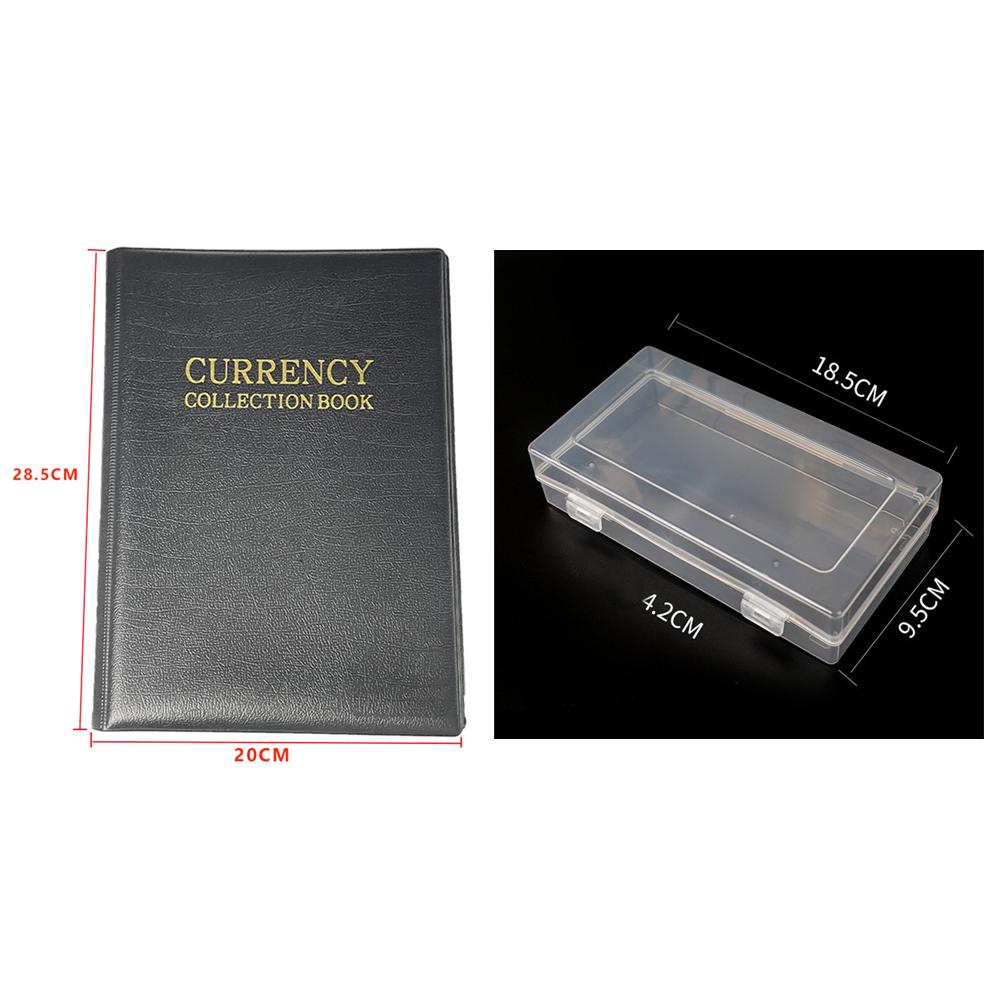 Альбом для коллекции банкнот из листового материала, кожаный, с карманами для сбора денег