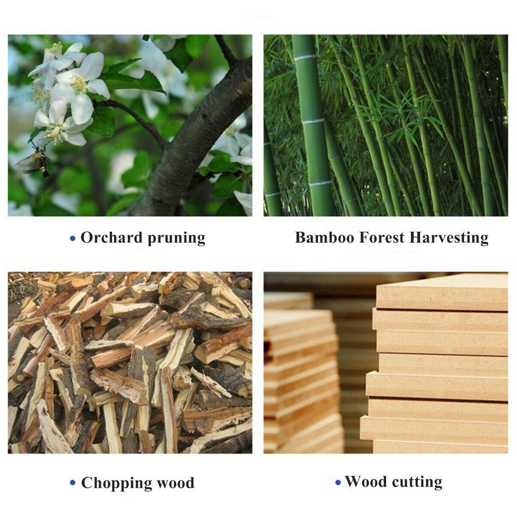 88 В 8-дюймовая электрическая цепная пила Мини беспроводная цепная пила Аккумуляторный резак для дерева Обрезка Садовый электроинструмент