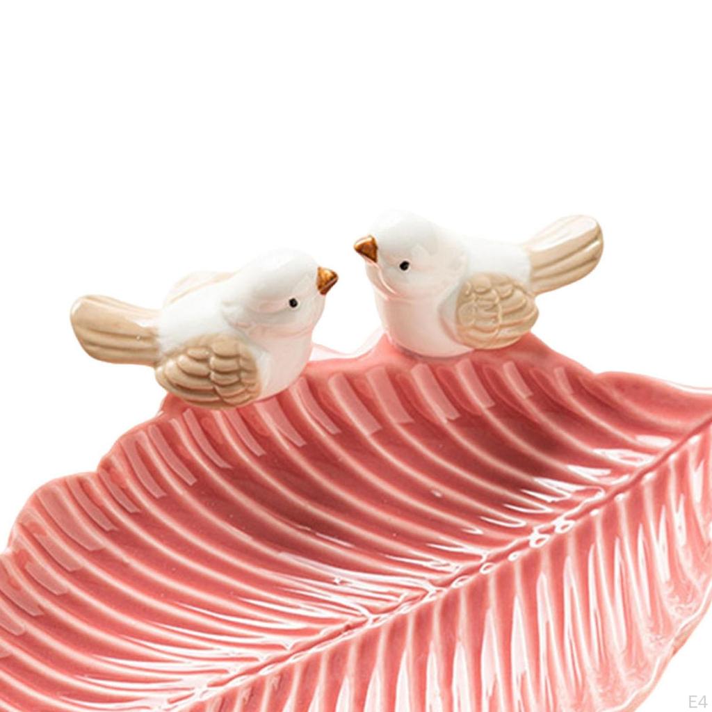 Статуи птиц, кольцо, поднос для безделушек, ожерелье, ключи, визитки для стола, центральные акценты