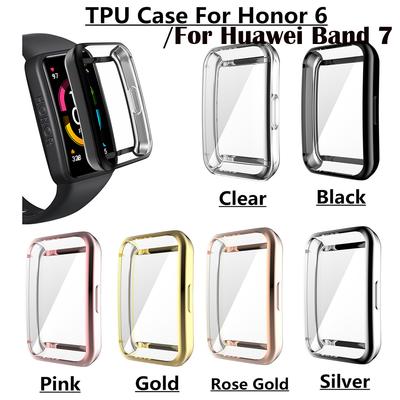 Полный защитный чехол для Huawei Band 8 9, умная защитная пленка для экрана для Huawei Band7, Honor Band 6 7, аксессуары, рамка-чехол, ТПУ