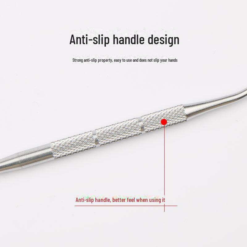 Щипцы для ногтей из нержавеющей стали для удаления вросших ногтей и чистки пальцев ног - маникюрный инструмент для удаления грязи из ногтевых углублений.