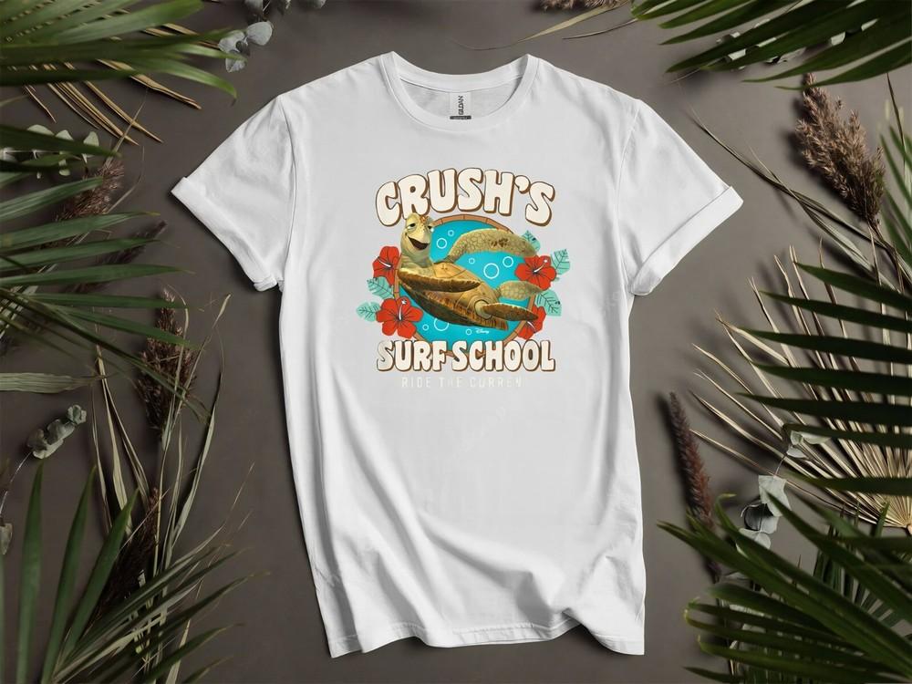 Crushs Surf School Finding Dory Толстовка с принтом Finding Dory Футболка Мужская Женская Унисекс AD210