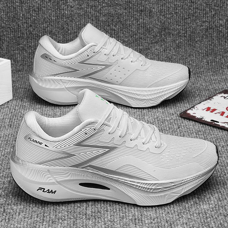 Кроссовки для марафона из углеродного волокна для мужчин, спортивная обувь для бега на воздушной подушке, легкие женские кроссовки для занятий спортом в спортзале, походов и бега