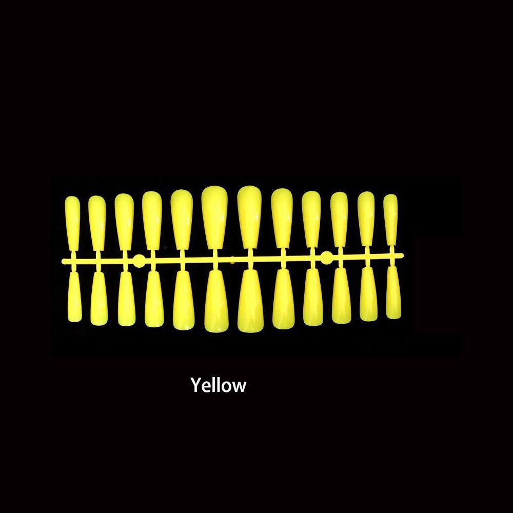 24 шт./набор художественных маникюрных накладных ногтей с полным покрытием, накладные ногти в форме балерины, накладные ногти в форме гроба