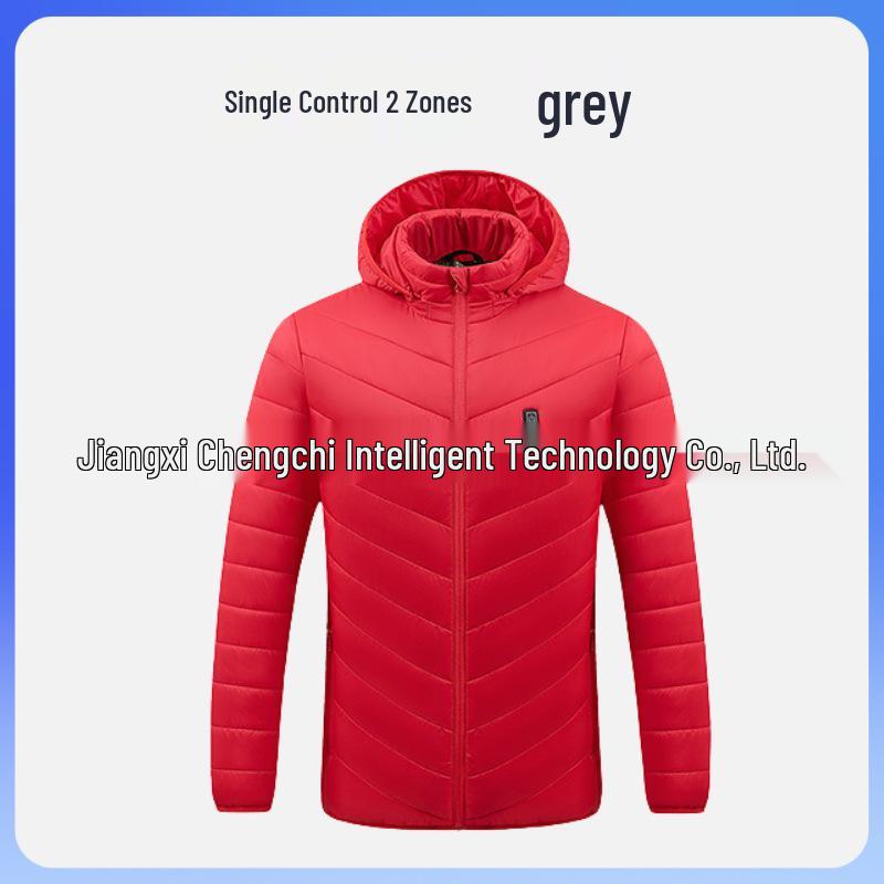Хлопковая куртка с USB-подогревом и регулируемой температурой