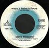 7-дюймовая пластинка MERLE HAGGARD - When It Rains It Pours NR76832 Curb Records 1990 США Фолк Б/у