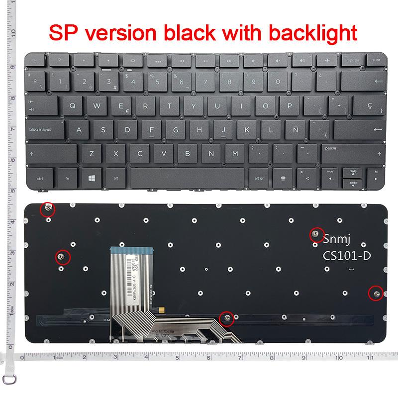 NEW US keyboard for HP Spectre X360 G1 G2 TPN-Q157 Q213 13-4000 13-4103DX 13-4001 13T-4000 English backlight