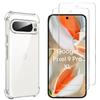 Case for Google Pixel 9 Pro XL and 2 Tempered Glass Films Screen Protector Phonillico®