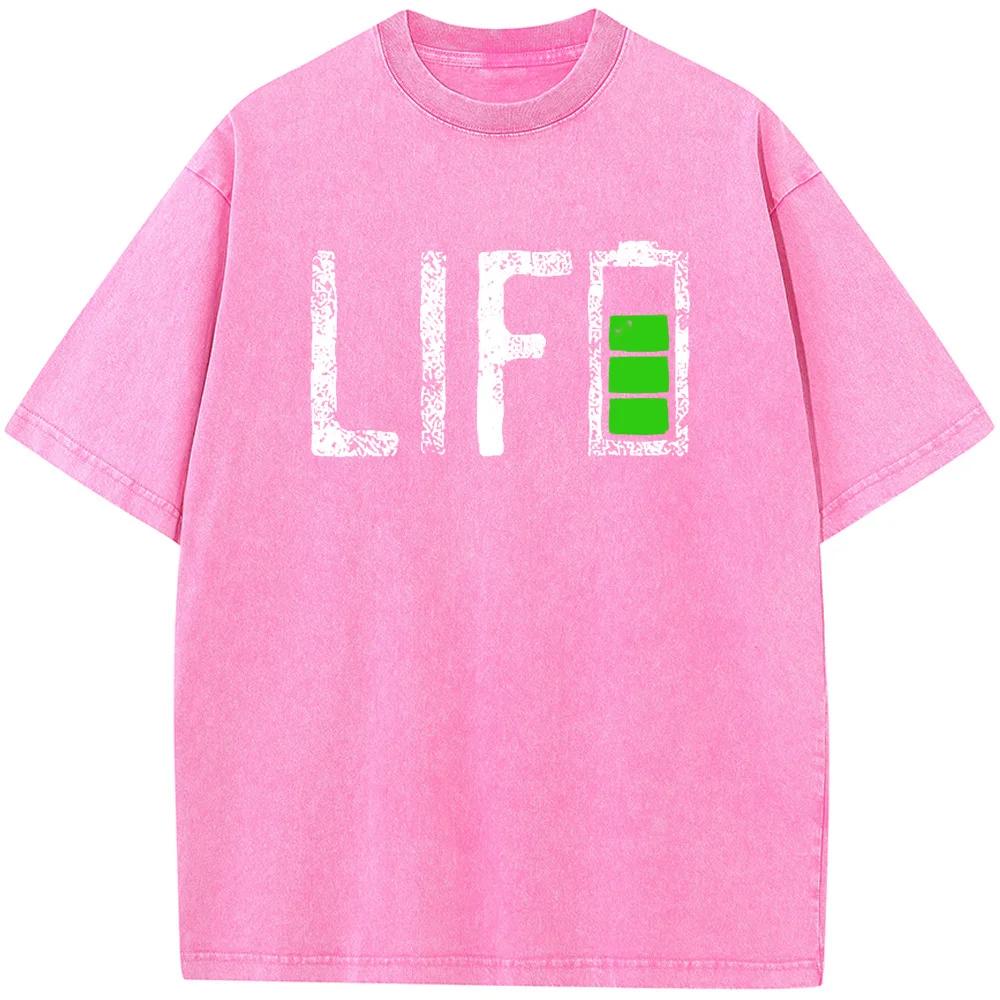 Мужские повседневные хлопковые футболки с коротким рукавом, надпись Battery Life, мужская футболка, мужская женская повседневная модная футболка оверсайз