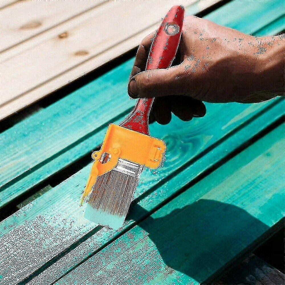 Variety Angle Paint Edger Tool Handheld Paint Roller Brush Kit Indoor Outdoor For Wall Ceiling - RIpj