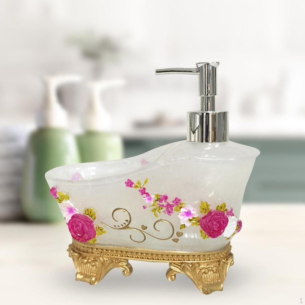 Дозатор для жидкого мыла, контейнер для мытья рук, смола, 1 шт., лосьон с помпой, шампунь