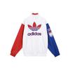 Adidas Originals Shadow Tr Wb Свободная спортивная куртка с воротником-стойкой Мужская верхняя одежда Красный Синий Белый GL5132