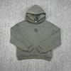 Комплект из толстовки с подкладкой из флиса и повседневных брюк Mertra Patchwork Double Hat для мужчин и женщин - Осенний стиль High Street