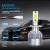2pcs C6 72W H11 H4 Hi/Lo H1 H7 COB LED H11 HB3 9005 HB4 9006 Car Headlight Bulbs Car Fog Light 12V 7200LM Auto Headlamps