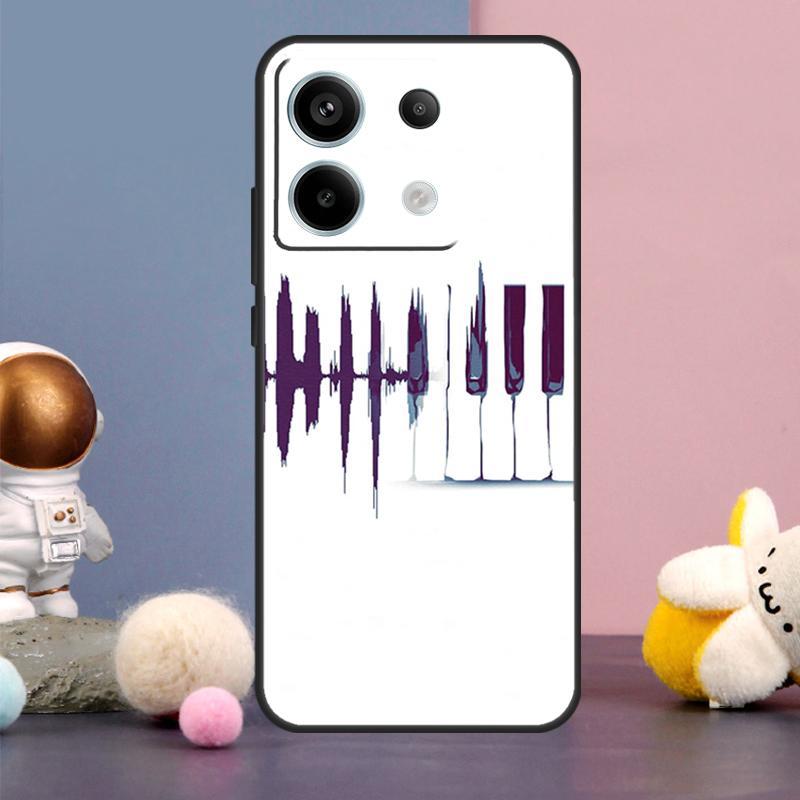 Минималистичный чехол для любителя музыки для Xiaomi Redmi Note 14 9 10 11 12 13 15 Pro Plus Redmi 15 15C 14C 10C 12C 13C