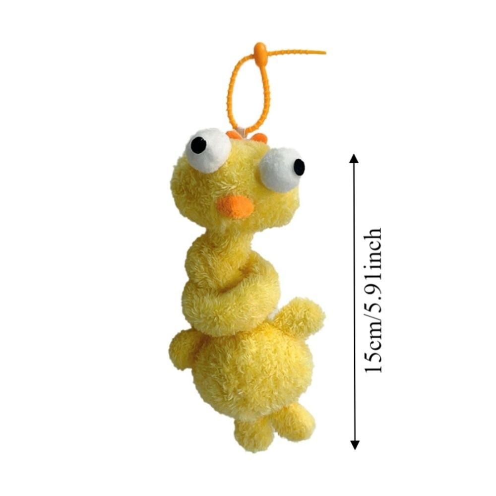 Flexible Structure Long Neck Stuffed Doll Twistable Animal Key Chain Whimsical Gift Choice