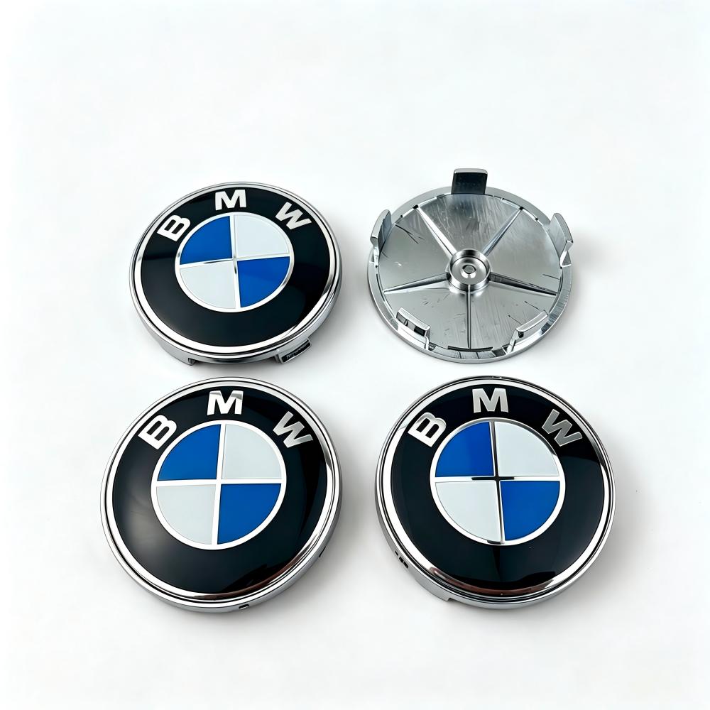 ta20-4pcs 60MM 68MM 50th Anniversary Car Wheel Hub Center Cap Cover For BMW M E46 X1 X2 X3 X4 X5 X6 F48 G01 E84 E83 F30 G30 G32 G01