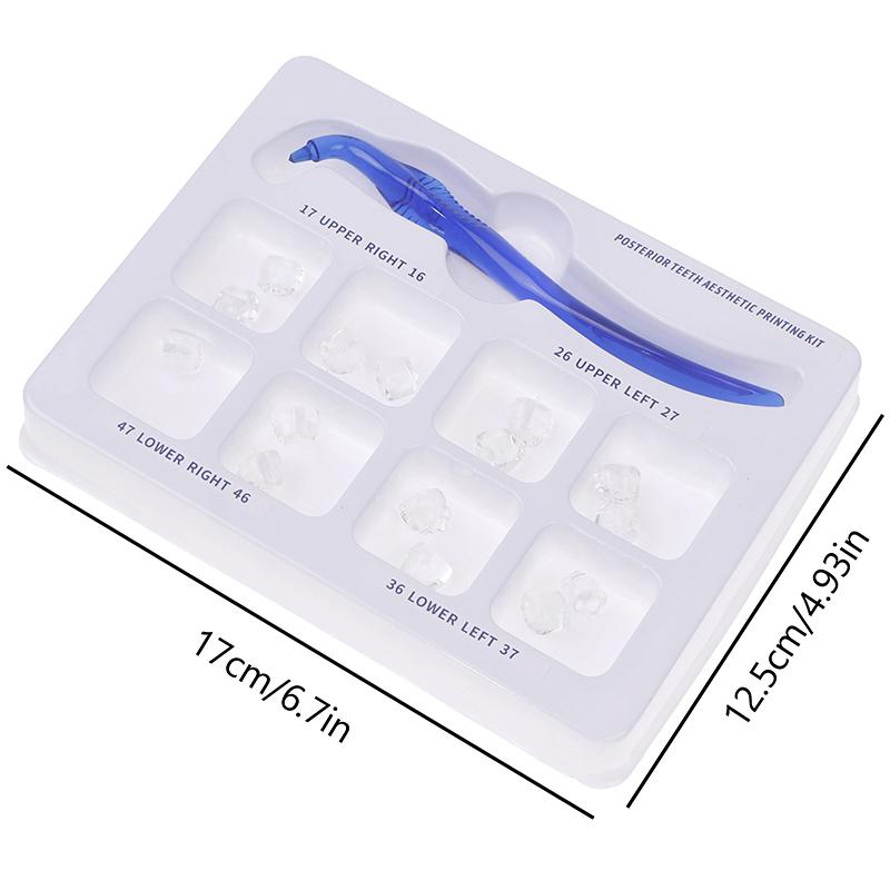 Набор эстетических форм для печати задних зубов из смолы для восстановления формы фиссурных оттисков Инструменты для пломбирования реставраций