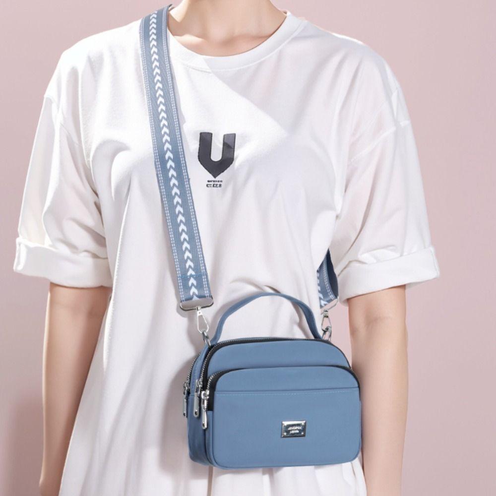 Многокарманная сумка через плечо Высококачественная женская сумочка Модная сумка кросс-боди Женская