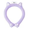 ZENGO Neck Cooling Ring, Foldable Wearable Cooling Gel Neck Ring for Indoor (Purple)