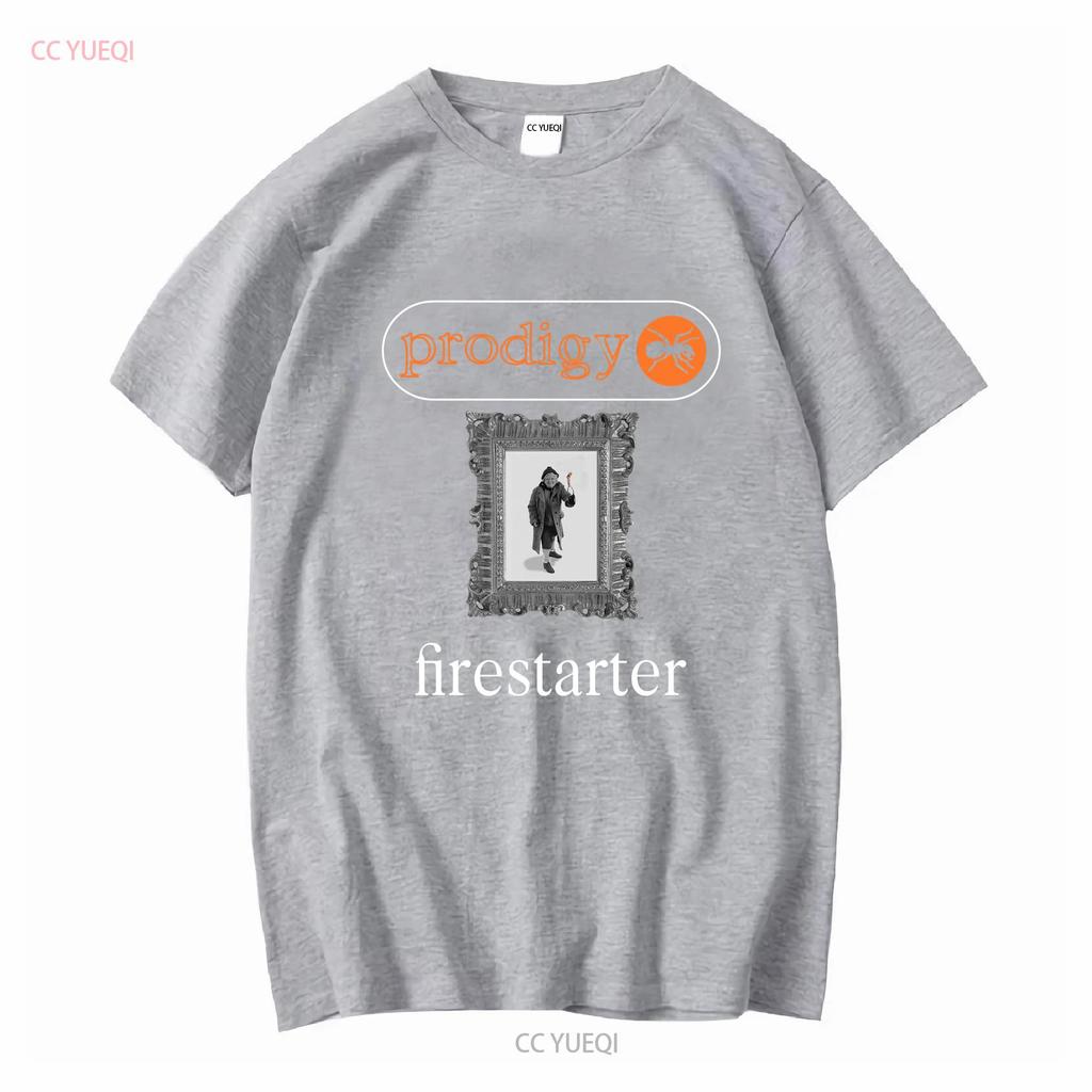 Футболка The Prodigy Band FireStarter Все размеры S 5XL LL1856 с длинным или коротким рукавом винтажная Стирка уличная одежда Дышащая Стильная