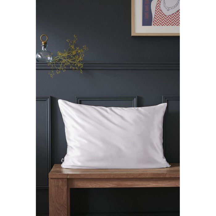 Taie d'oreiller "Soanne" Soie de mûrier l'Effet Papillon - 50x70 - Soanne Chantilly