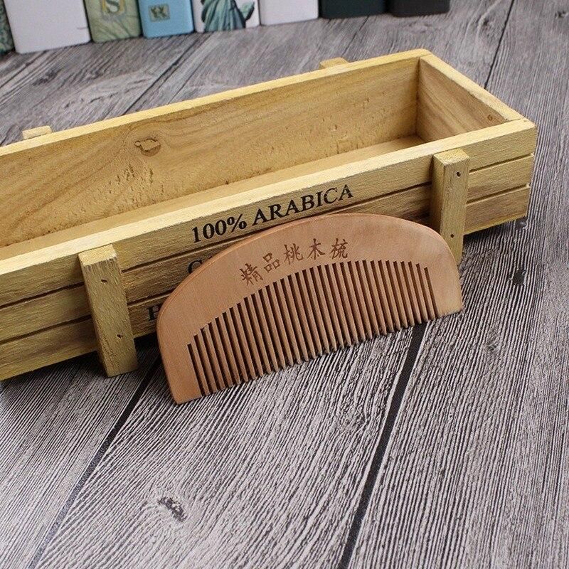 Маленькая расческа из натурального золота и сандалового дерева, структура натурального дерева, расческа для волос с мелкими зубцами, антистатическая голова, акупунктурная точка, массажный подарок