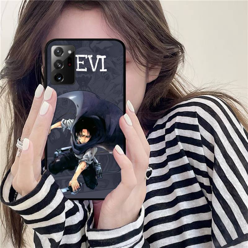 Чехол Yinuoda Attack on Titan Levi для телефона Samsung Note 20 Ultra 10 pro lite plus 9 8 5 4 3 M 30s 11 51 31 31s 20 A7