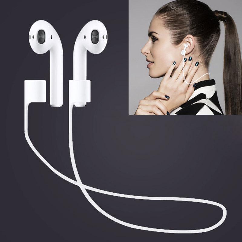For AirPods1/2/3  Anti-Lost Magnetic Silicone Earphone String Rope For Airpods Pro Earphones Strap Cord