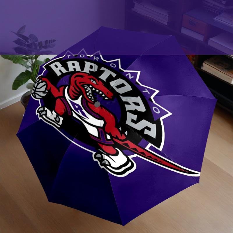 Raptors basketball Logo Umbrella 8-Frame for Travel, Camping, Casual Lightweight Portable Umbrella, Essential for Every Family Holidays Gift
