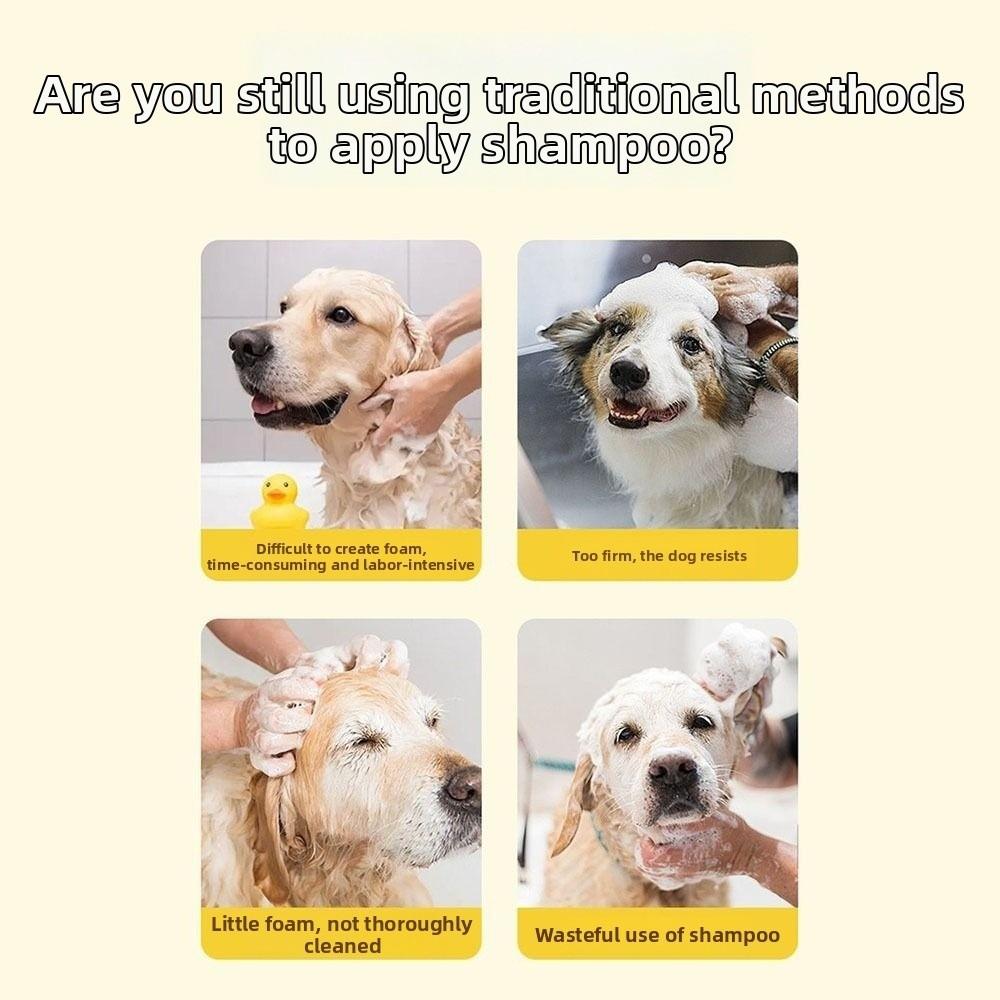 Машина для образования пены для питомцев в форме кошки Автоматическая очистка Дозатор кошачьего мыла Уход за лапами в спа-салоне