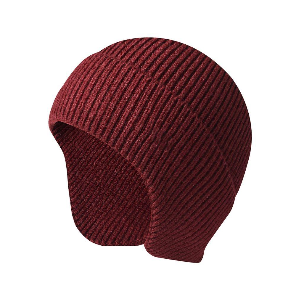 Crochet Beanie Cap Bonnet Winter Hat Outdoor Earflap Cap for Men Women