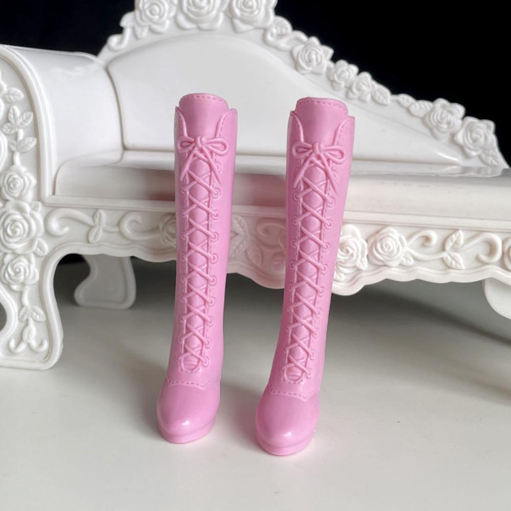 Модные женские кукольные сапоги на высоком каблуке для кукол 1/6 BJD 30 см, подходят для кукол с длиной стопы 2 см