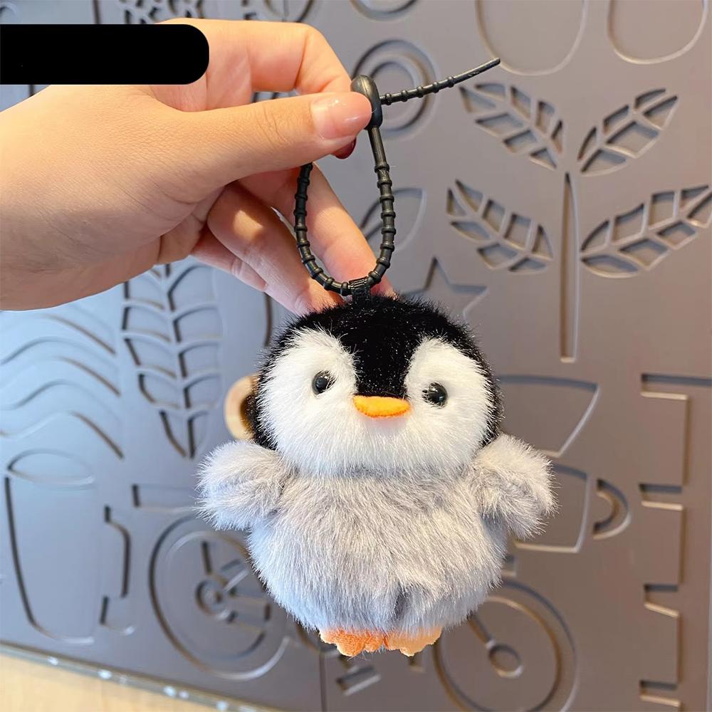 3-Inch Plush Baby Penguin - Adorable Fluffy Charm for Backpacks & Daily Joy Emotional Support Penguin Gifting Bag Charm
