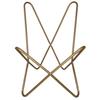Iron Butterfly Openable Frame - Indian Handmade Golden Color Powder Coated Finish Iron Butterfly Chair Frame - Openable Iron Butterfly Chair Stand